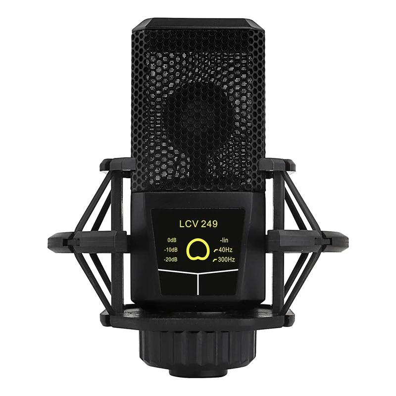 

Retail 249 Square Microphone, Portable 640 Large Diaphragm Live Microphone Microphone Condenser Microphone