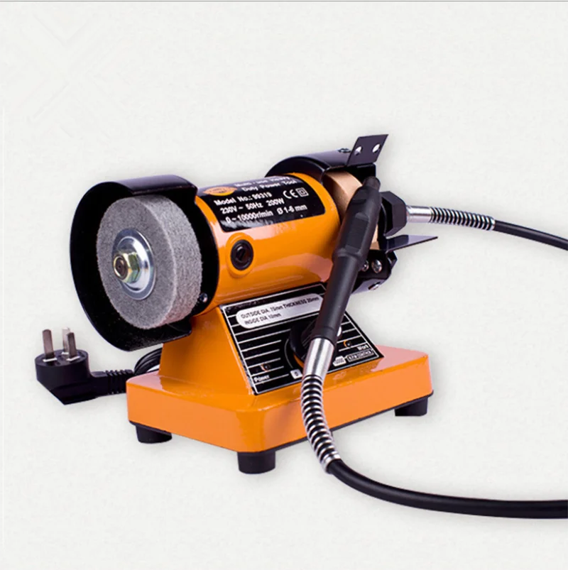 Домашняя полировальная машина Diy настольный полировальный токарный станок