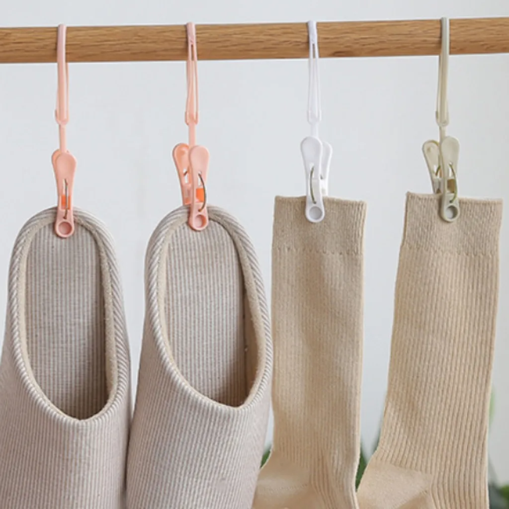 

24Pcs Clothespins high quality Laundry Clothes Pins Hanging Pegs Clips Plastic Hangers Racks Clothespins home storage hooks