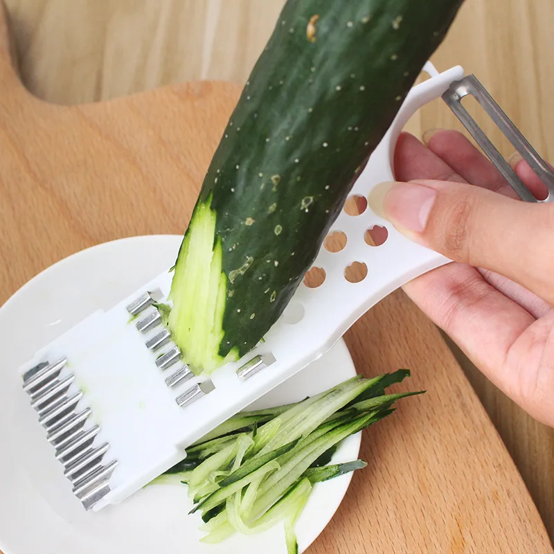 

1pcs Multifunctional kitchen chopper fruit knife / peeler cucumber slicer potato slicer Household kitchen gadgets