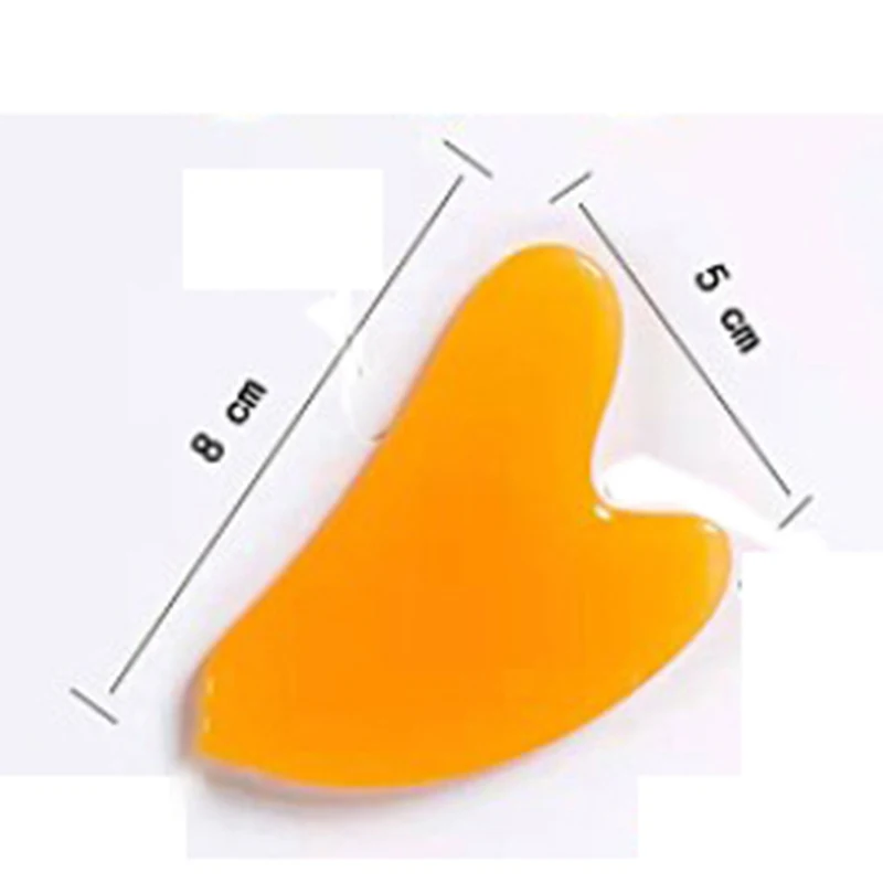 

1pcs Resin Guasha Scraping Massage Scraper Face Massager Acupuncture Gua Sha Board Acupoint Face Eye Care SPA Massage Tool