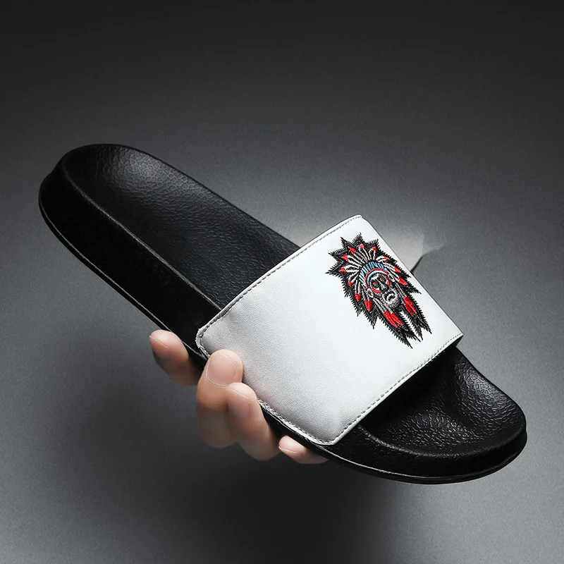 

2021 slippers men's shoes summer new home men's slippers fashion high-quality outdoor slippers low-cut non-slip beach shoes