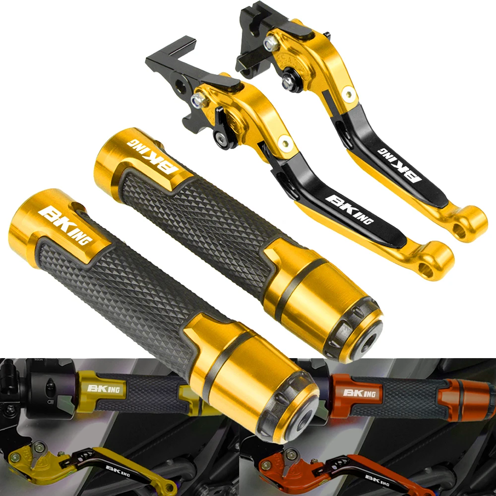 

Motorcycle Adjustable Extendabl Brake Clutch Levers Handlebar Handle Hand Grips For SUZUKI BKING B-KING 2008 2009 2010 2011 2012