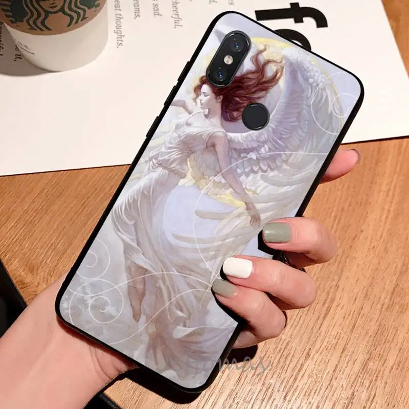 

Wing Angel Girls newly arrive Phone Case For Xiaomi Redmi 4x 5 plus 6A 7 7A 8 mi8 8lite 9 note 4 5 7 8 pro