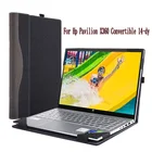 Чехол-накладка для ноутбука Hp Pavilion X360, из искусственной кожи, с отделением для ручек