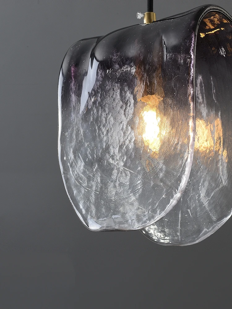 Goedkoop Postmoderne Minimalistische Designer Koperen Glas Hanglamp Voor Woonkamer Decoratie Slaapkamer Bedlampje Restaurant Bar Studio