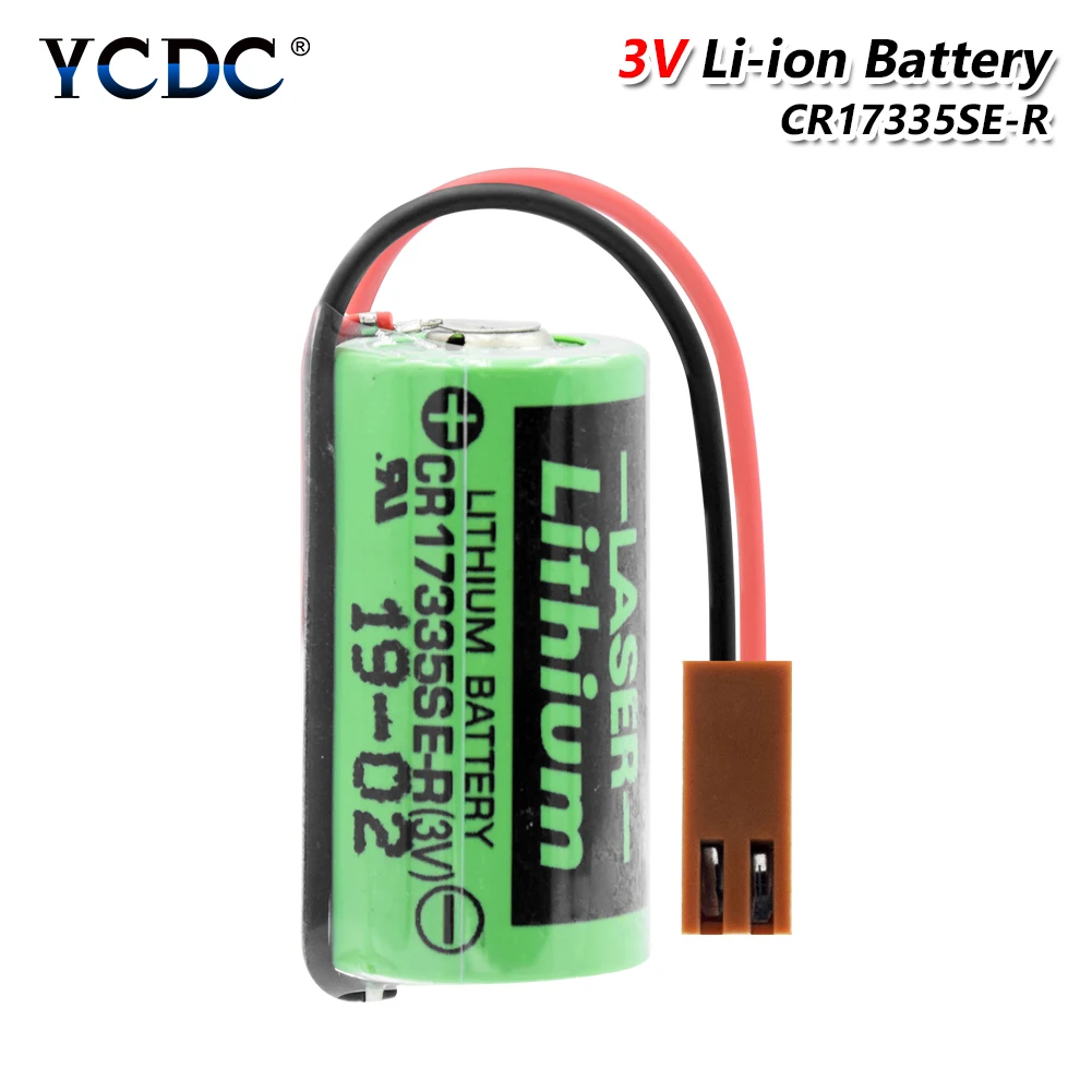 CR17335SE-R CR17335SE CR17335 17335 3V литиевая Батарея системы FANUC управления PLC литий-ионный аккумулятор Батарея штекер 1800 мАч промышленный Применение клетки