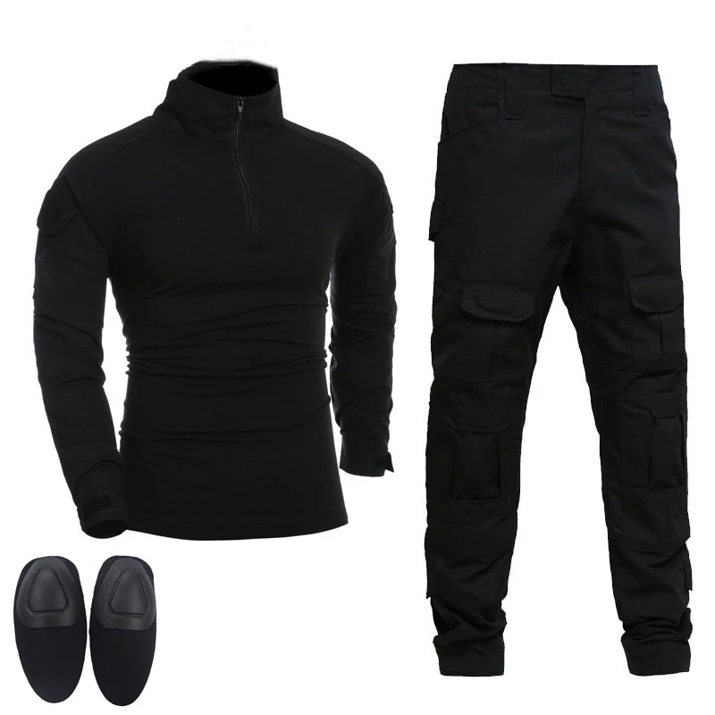 Мужская тактическая Униформа военная одежда армейский зеленый боевой костюм