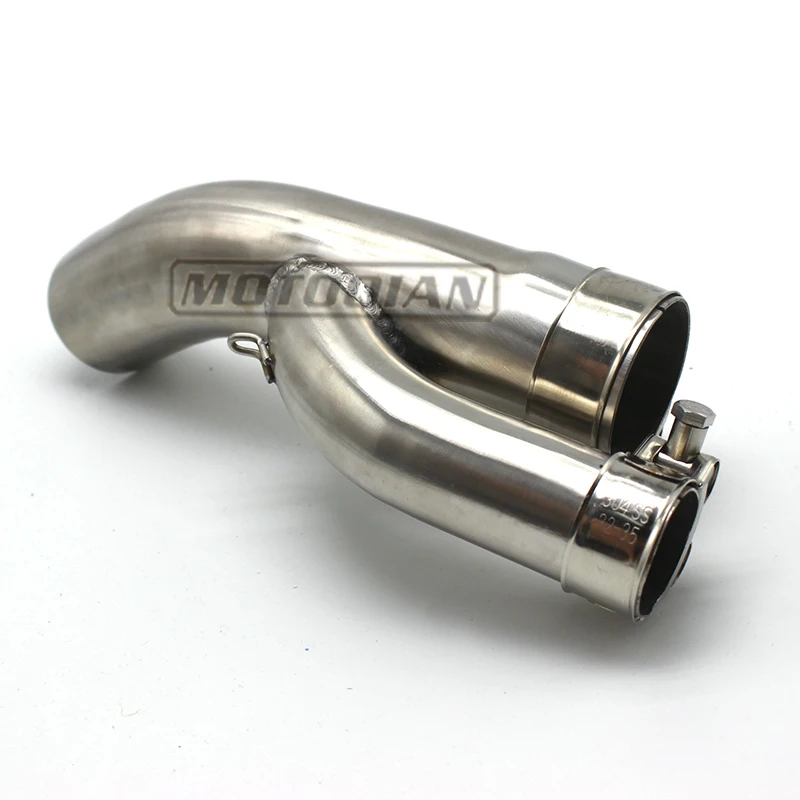 Мотоциклетная выхлопная средняя труба Соединительная для BMW S1000RR S1000R S1000XR 2017
