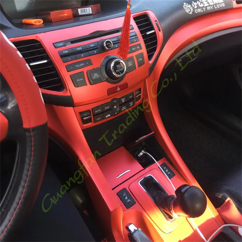 Стайлинг автомобиля 3D 5D углеродное волокно Автомобильный интерьер центральная