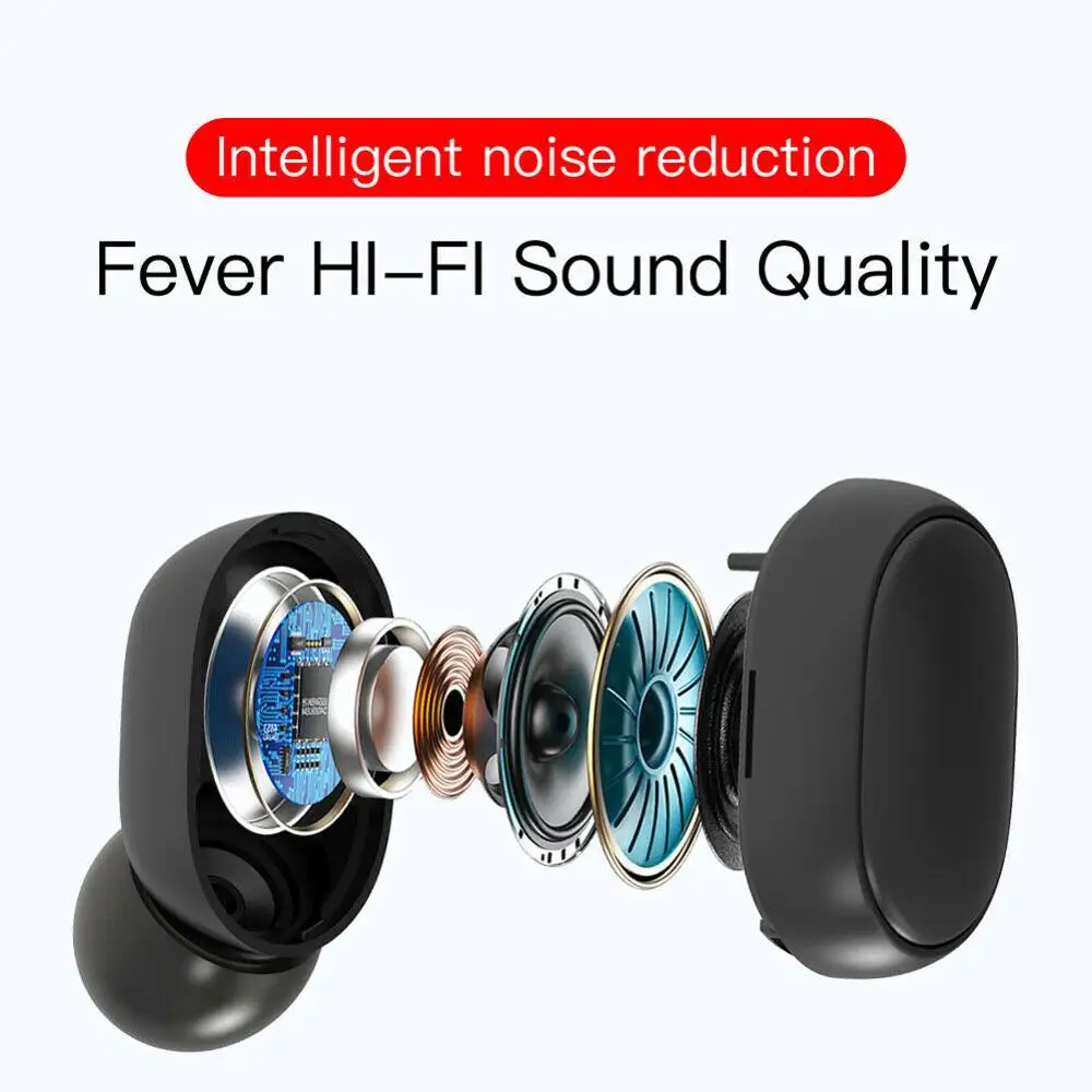 696 A6L TWS Bluetooth 5.0 Беспроводные наушники со светодиодным дисплеем Автоматическое