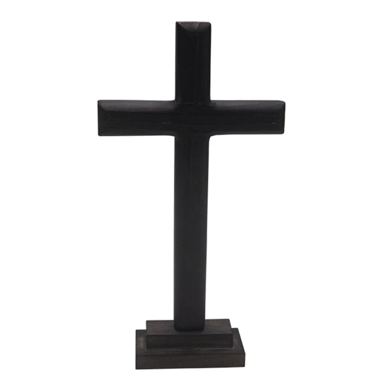 

Деревянная стойка крест Декор настенный стол алтарь крест с подставкой для молитвенной часовни церкви домашний декор Христианский подарок