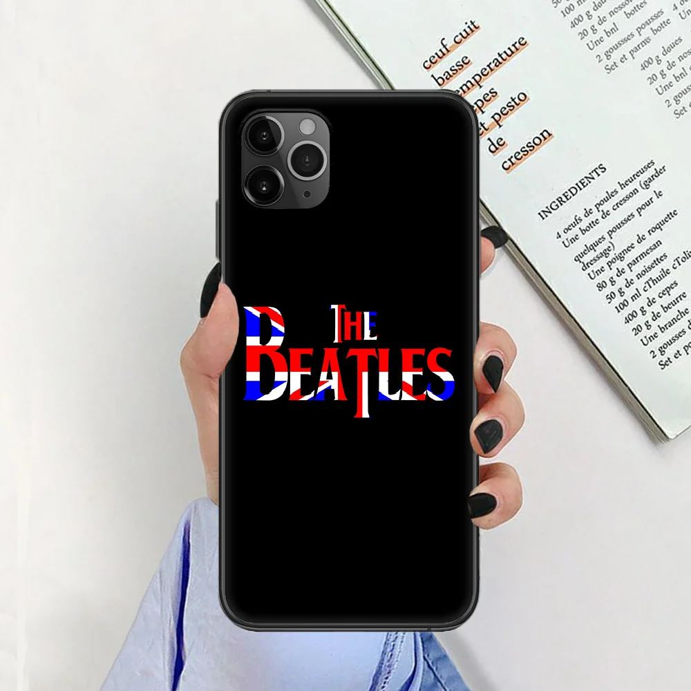 

Beatle Band Phone Case Cover Hull For iphone 5 5s se 2 6 6s 7 8 12 mini plus X XS XR 11 PRO MAX black soft back silicone shell