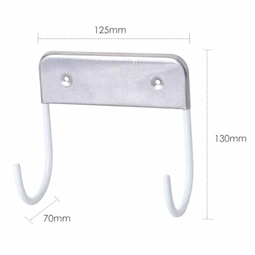 Настенный держатель для гладильной доски из нержавеющей стали|Крючки и