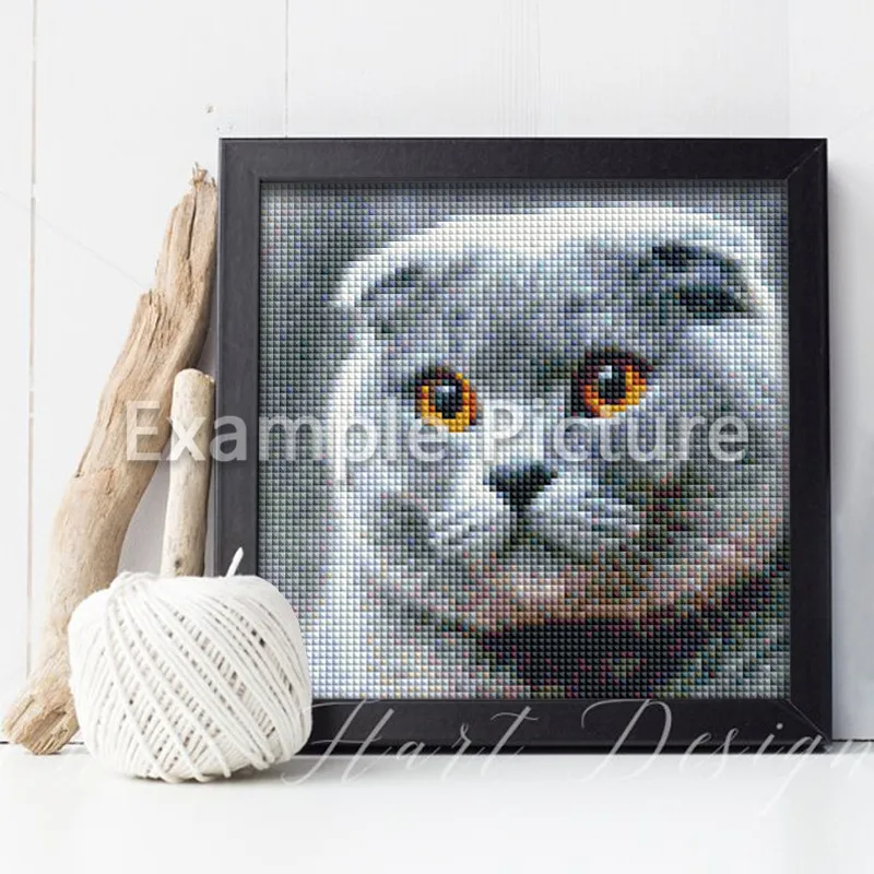 Полностью Квадратный бриллиант 5D Вышивка крестиком животное красочные Бык Тигр