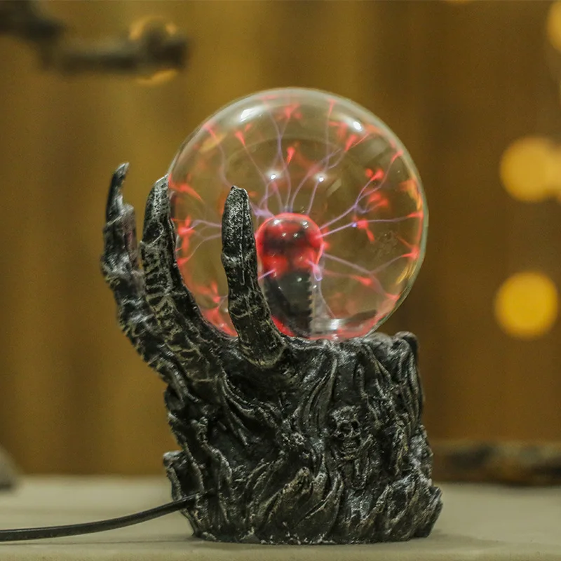 Творческий шарик с ручным прикосновением в виде черепа электронный индукционный