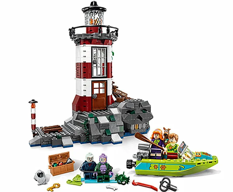 Logoinglys 75903 Scooby Doo маяк с привидениями набор собак фигурки Bela 10431 строительные блоки