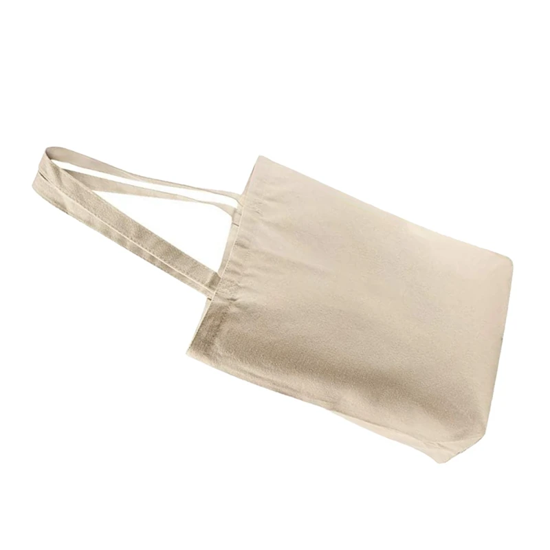 2 шт многоразовые Пустые холщовые сумки-тоут для продуктовых сумок книг покупок