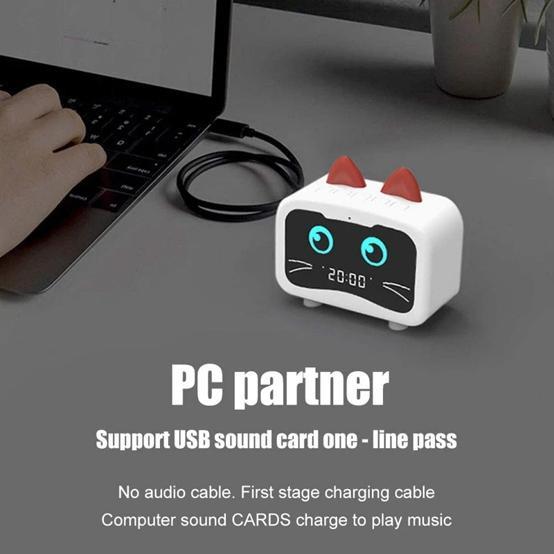 Цифровой FM-радиоприемник с беспроводным динамиком и USB-портом для зарядки |