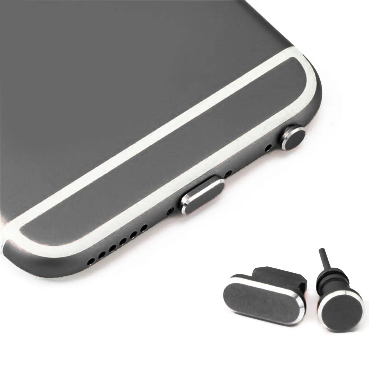 Металлическая Пылезащитная заглушка для наушников 3 5 мм с защитой от пыли