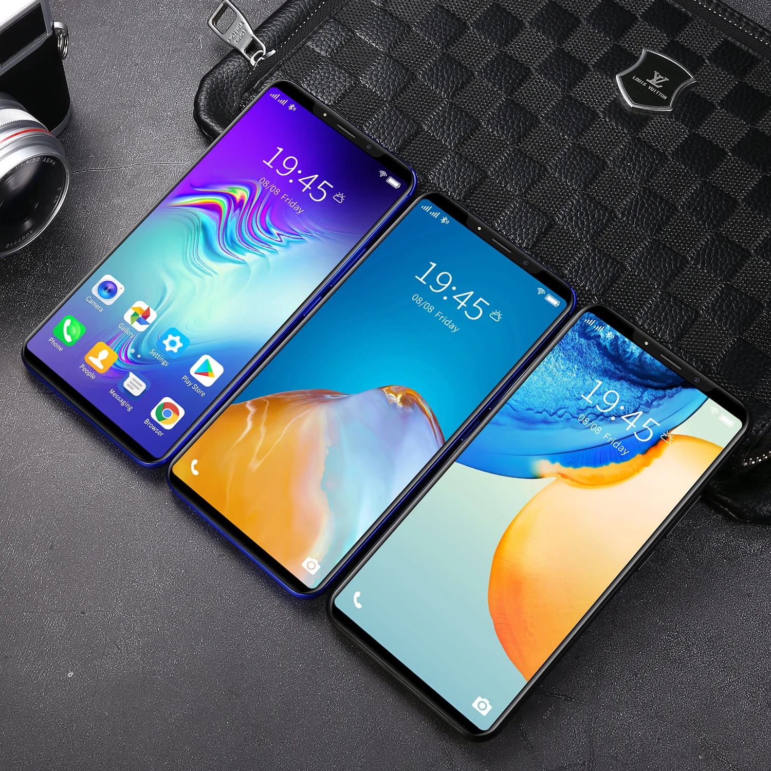 

Global Version V15Pro Smart Phone 5.7Inch HD+ Water Drop Screen 8+256GB 4500mAh Support Face Finger Unlock Andriod Smart Phone