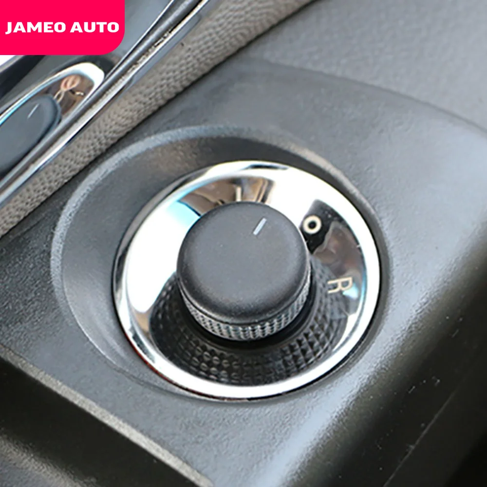 Jameo Auto Stainless Steel Rearview Mirror Knob Circle Sticker for Chevrolet Cruze Malibu AVEO Opel Mokka ASTRA J Insignia | Автомобили и