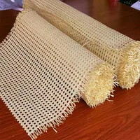 40 50cm Width 1-2.2 Meters Natural Cane Webbing Indonesian Rattan Roll Material For Home Furniture Chair Cabinet Ceiling Decor