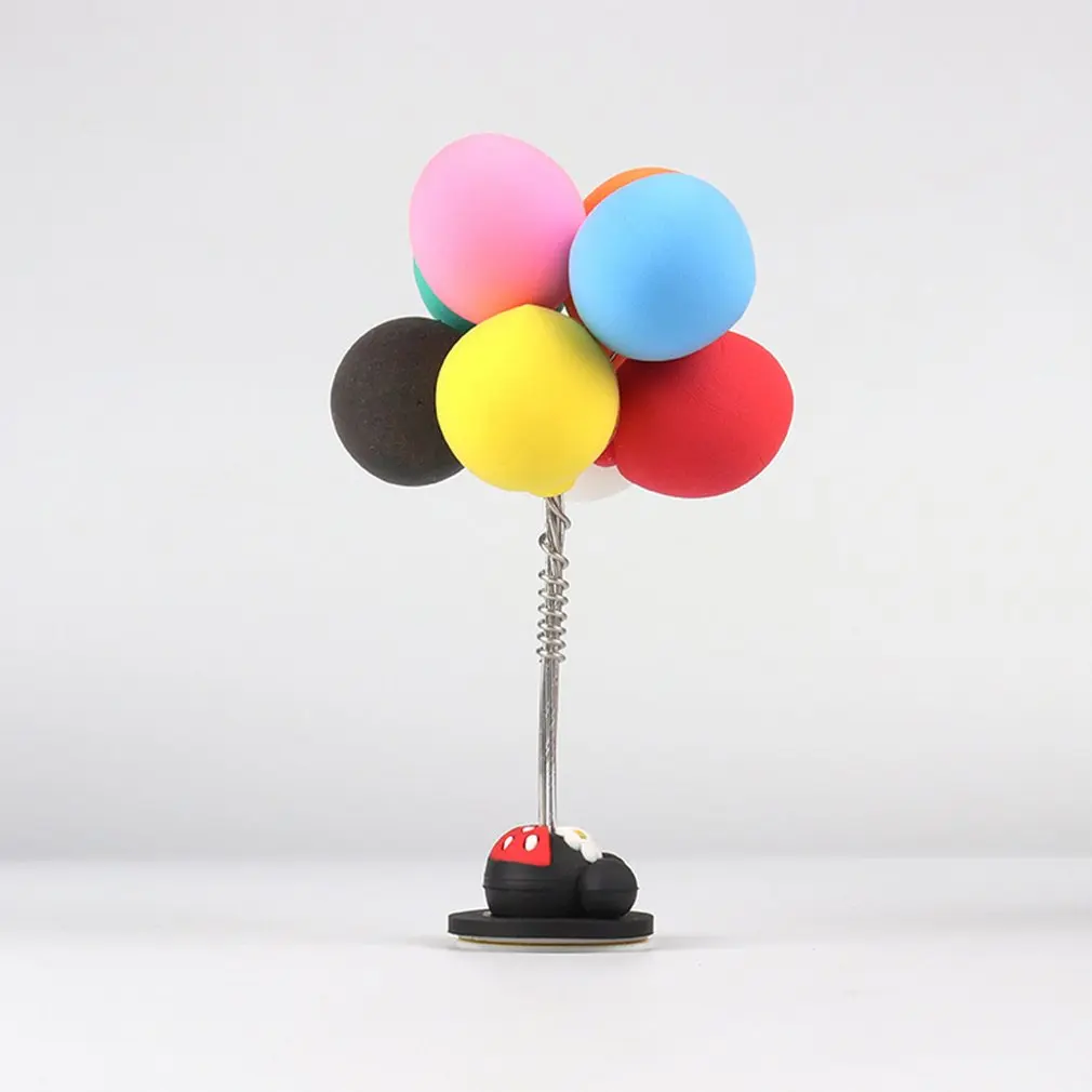 

Charming Auto Ornaments Multicolour Lovely Balloon Car Decoration Mini Console Dashboard Decoration Car Interior Supplies