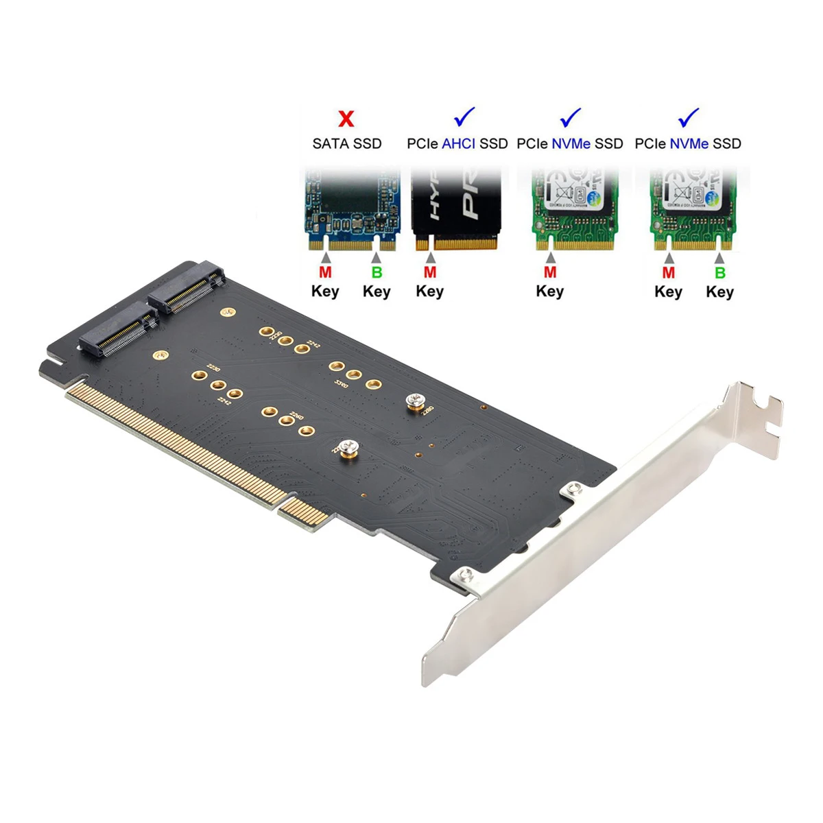 Chenyang 4X NVME M.2 AHCI к PCIE Express 3 0 Gen3 X16 Raid Card VROC Raid0 Hyper Adapter | Компьютеры и офис