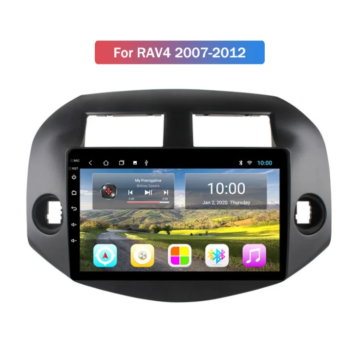 ChoGath четырехъядерный Android 9 0 автомобильный радиоприемник GPS-навигация для Toyota Rav4