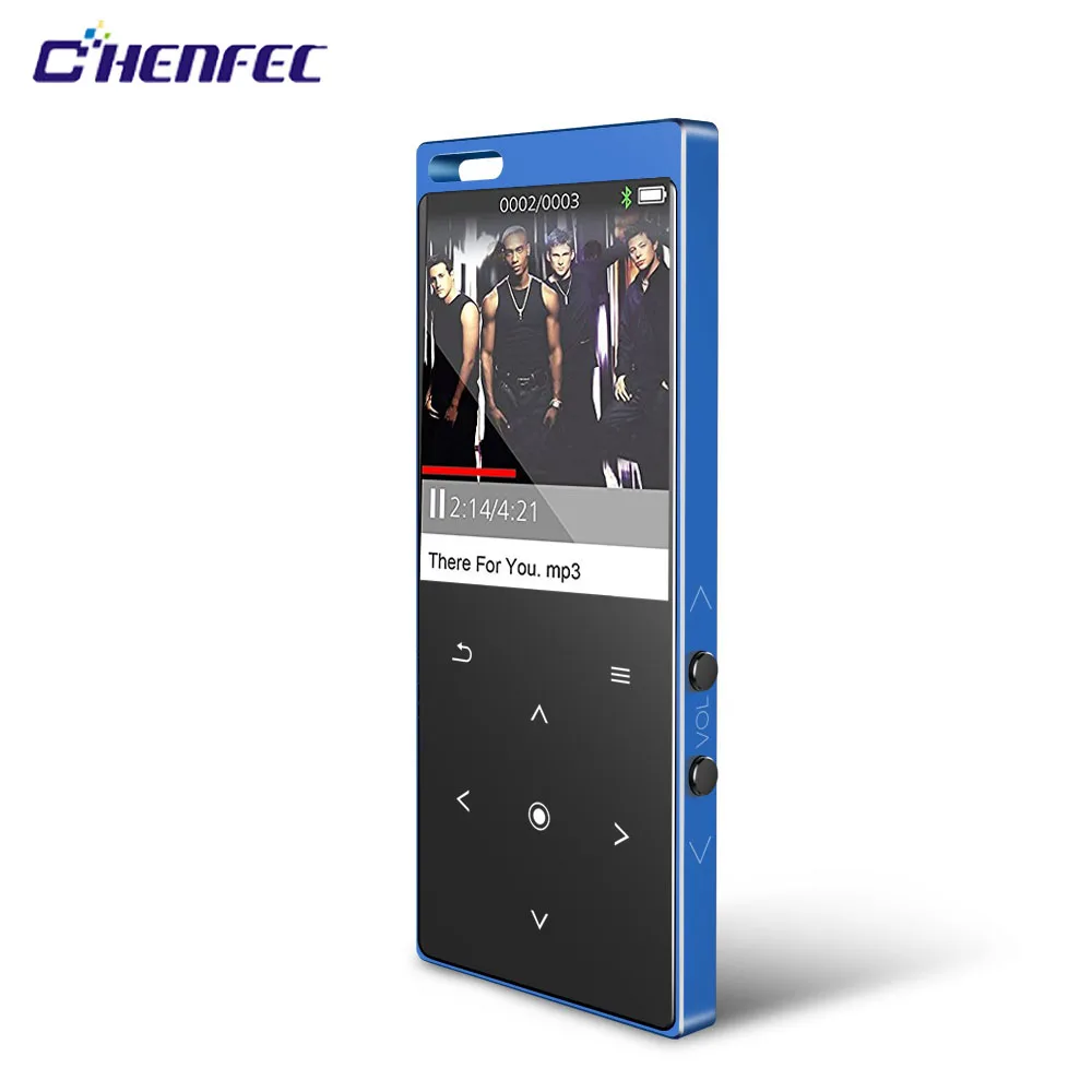 C12-MP3-Blue BENJIE S8 MP3 музыкальный плеер последняя версия Bluetooth MP3 PlayerTouch Кнопка без потерь звук Поддержка FM радио SD карта - Цвет: C12-MP3-Blue