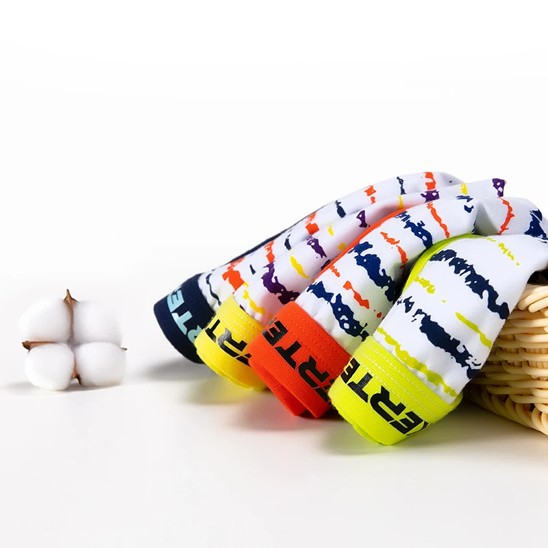 Трусы боксеры Нижнее белье для мальчиков Детские хлопковые трусики в полоску