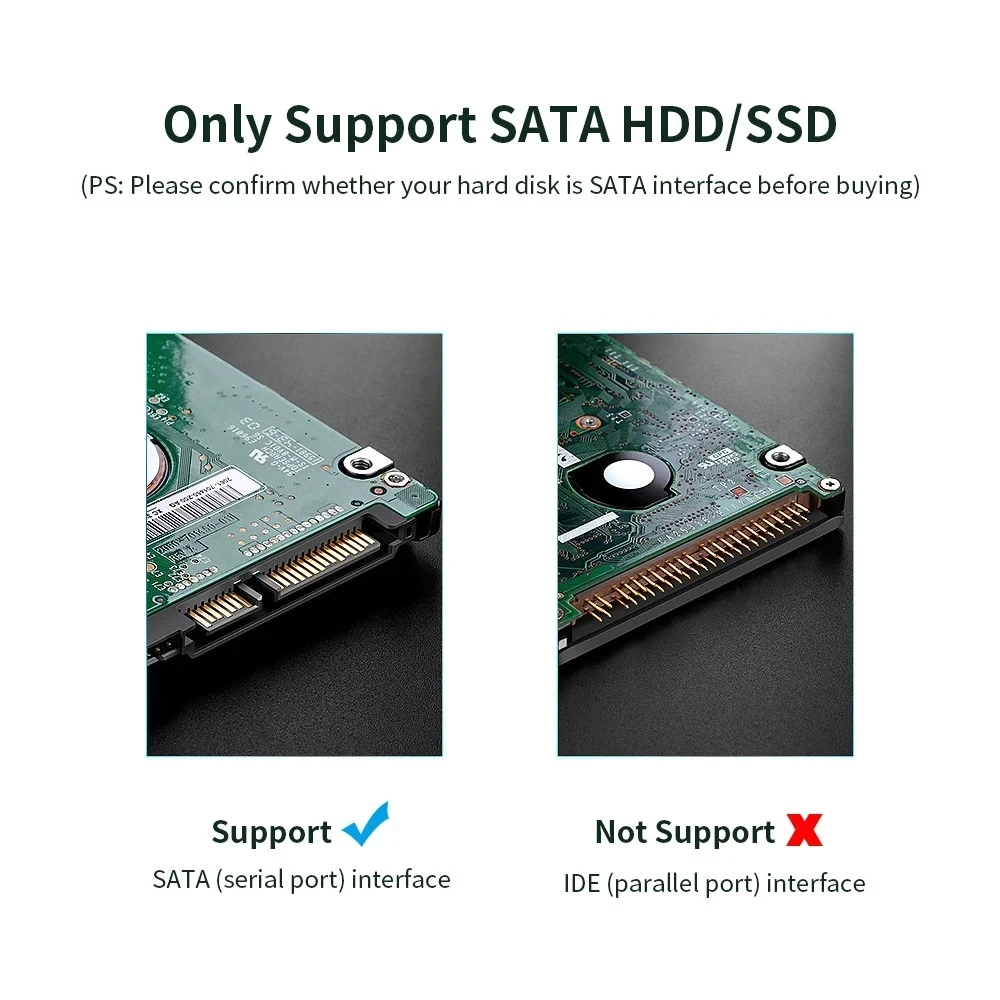 Алюминиевый корпус для внешнего жесткого диска 2 5 дюйма USB 0 на SATA HDD чехол SSD бокс