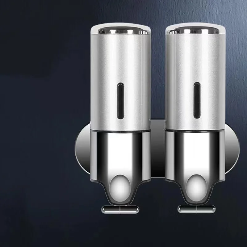 

New Stainless Steel Hotel Bathroom Hand Sanitizer Shower Gel Press Bottle Wall-mounted Stylish Household Soap Dispenser G8306
