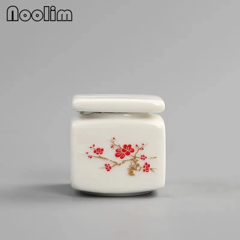 Керамический Мини чай Caddy белый фарфор приправа бутылка креативная герметичная