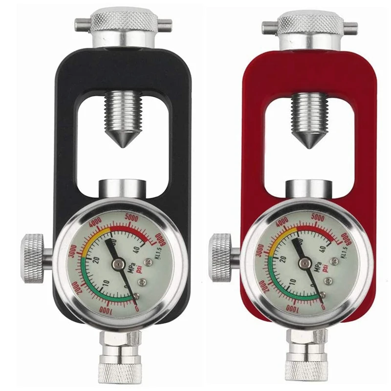 

2Pcs 6000Psi Scuba Tank Refill Adapter Aluminium Alloy Fill Station Diving Equipment,Black & Red