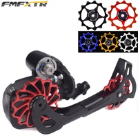 bicycle rear derailleur chain guide wheel fmf 11t 13t for 8 9 10 11 speed derailleur ceramics bearing and metal bearing material