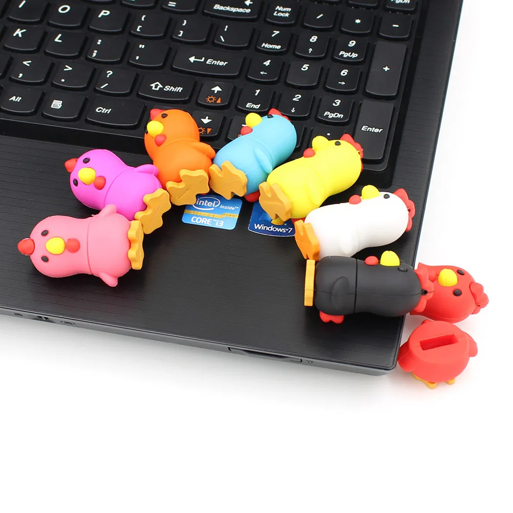 Милый мультяшный usb флэш накопитель микро флешка 4 ГБ 8 16 32 64 Мобильный диск|USB