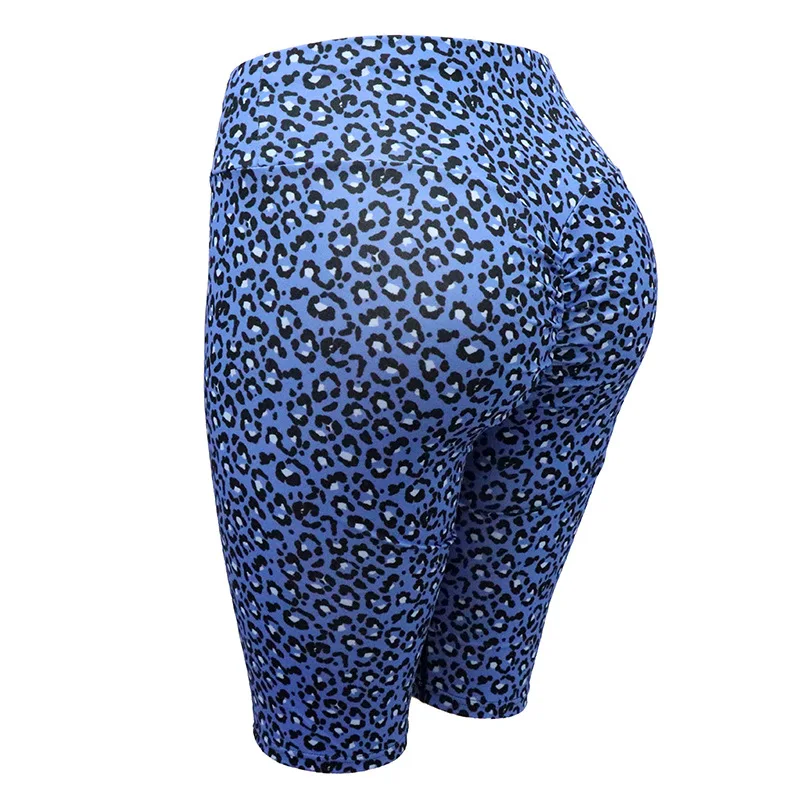 Новинка штаны для йоги с леопардовым принтом облегающие бедра женские