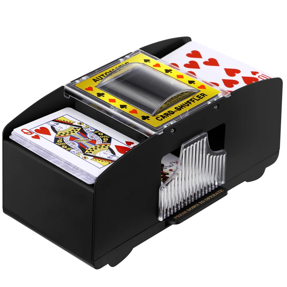 

Garneck Board Game Poker Electric Automatic Poker Shuffler Casino Robot Shuffler