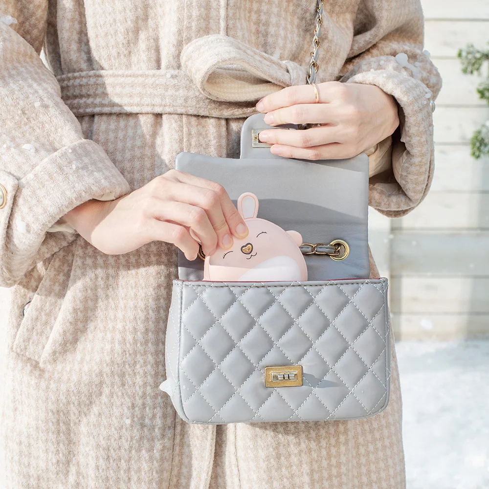 

Cartoon USB Portable 6000mAh Power Bank Charging Hand Warmers Rechargeable Phone Power Bank Charger Cute Gift For Girl Kid Lover