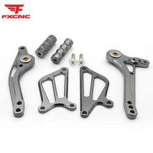 For Honda CBR150 CBR150R CBR125 2004-2010 CNC Aluminum Alloy Motorcycle Rearset Footrest Footpeg Pedal Rear set Accessories Part