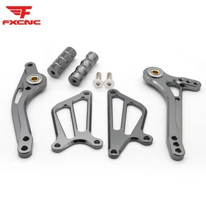 for honda cbr150 cbr150r cbr125 2004 2010 cnc aluminum alloy motorcycle rearset footrest footpeg pedal rear set accessories part free global shipping