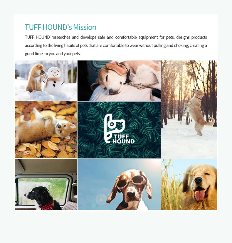 Нейлоновый Поводок для собак TUFF HOUND, не тянет, ошейники и шлейки для больших собак K9, дышащий жилет для собак, магазин домашних животных