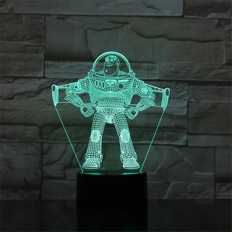 Ночсветильник с 3d-изображением героев мультфильма История игрушек Disney - купить