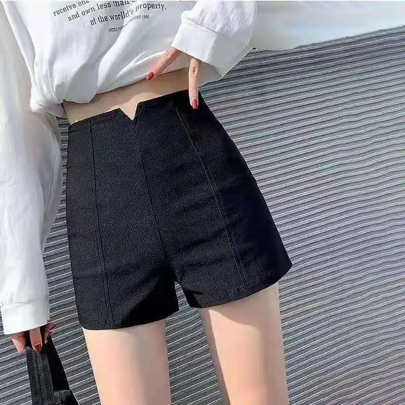 

High waisted shorts for women wear black light proof safety Leggings