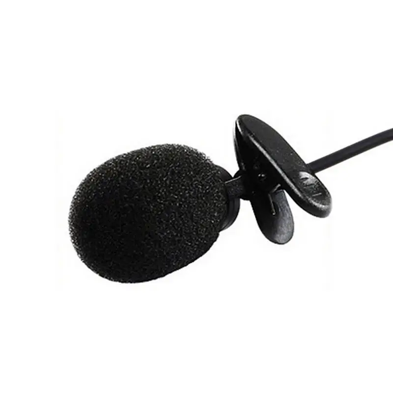 

Clip-on Lapel Mini Lavalier Mic Microphone 3.5mm For Mobile Phone PC Recording Consumer Electronics Portable Audio Microphones