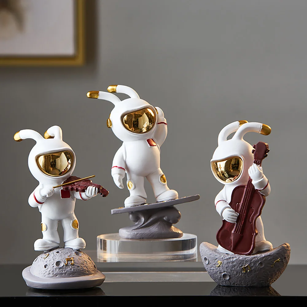 

Creative Astronaut Figurines Ornament Modern Home Decoration Astronaut Statue Desktop Decor Accessories Bedroom Decor Child Gift