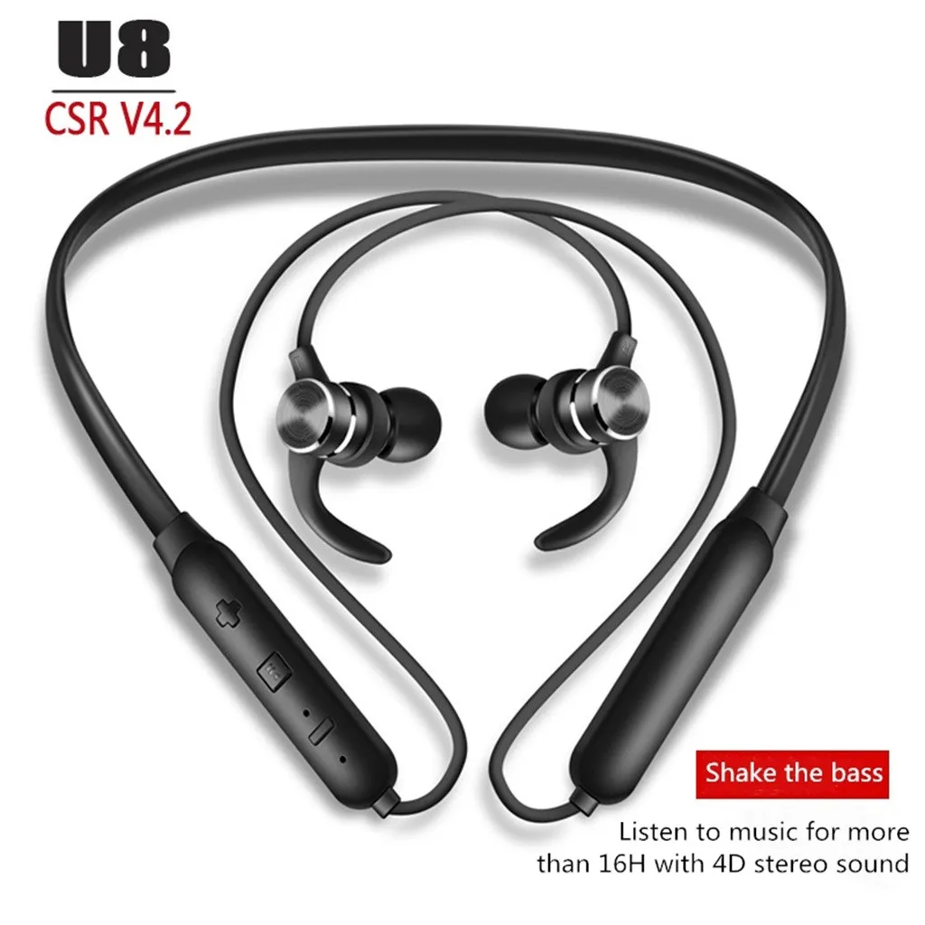 Водонепроницаемая Спортивная гарнитура с шейным ободом беспроводные Bluetooth