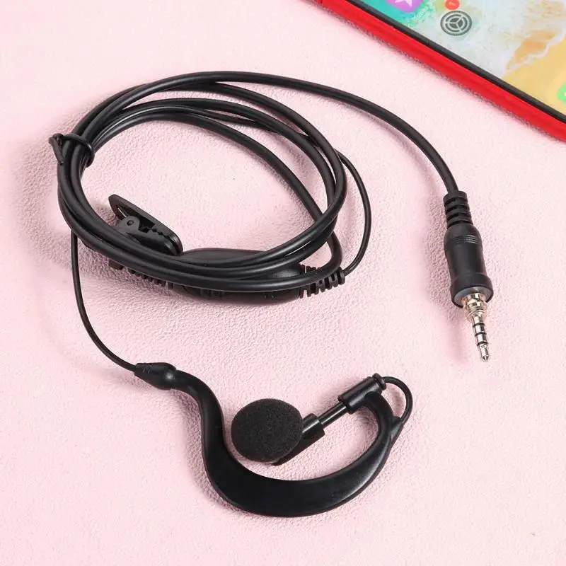 1 Pin-код G Форма наушники Динамик гарнитуры с зажимом для Yaesu FT270R Vertex VX-6R VX-7 VX-120 VX-127 VX-170 VX-177 VX-6